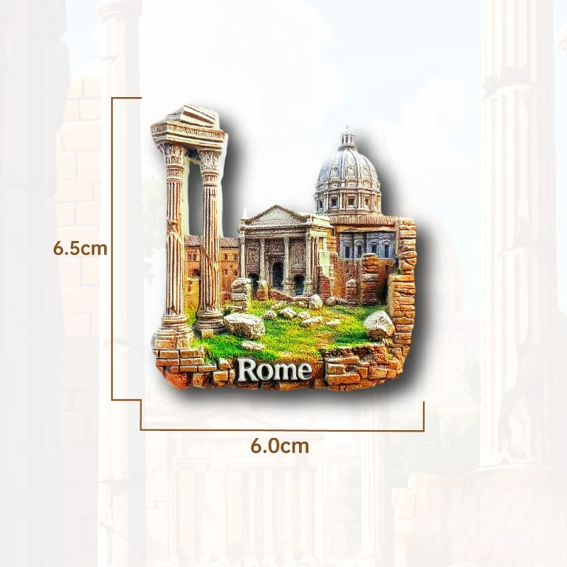 

Магнит на холодильник BearPaw «Древние руины и базилика»