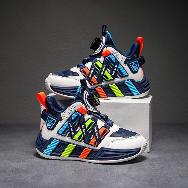 Новинка Баскетбольная обувь для мальчиков детская из искусственной кожи осенние