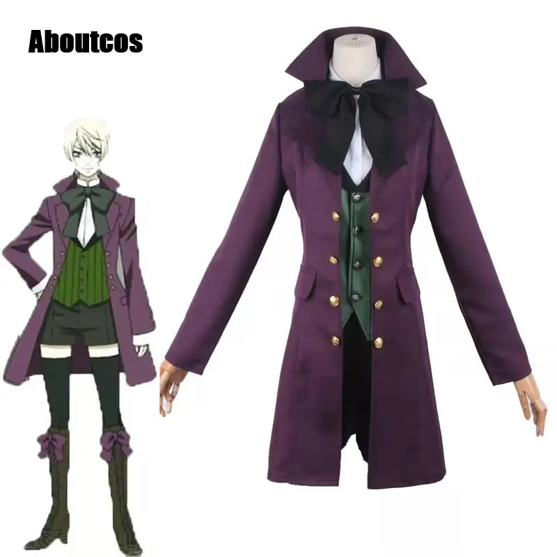 

Aboutcos Anime Black Butler 2 Kuroshitsuji Alois Trancy Uniform Outfits Cosplay Costumes Full Set