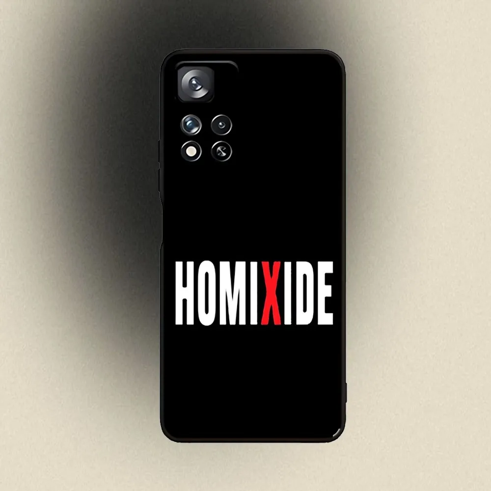 Фото Чехол Rapper H-Homixide для телефона Samsung Galaxy A20,A21s,A22,A31,A32,A52,A53,A72,73,A80,A91, мягкий черный Чехол №2