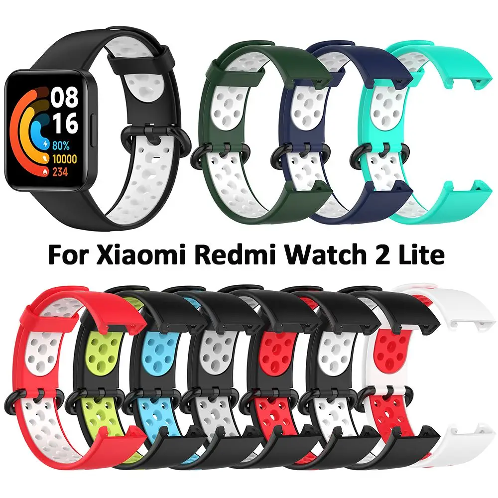 

Ремешок силиконовый для XiaoMi Redmi Watch 2 Lite, сменный спортивный браслет для умных часов Redmi Watch 2