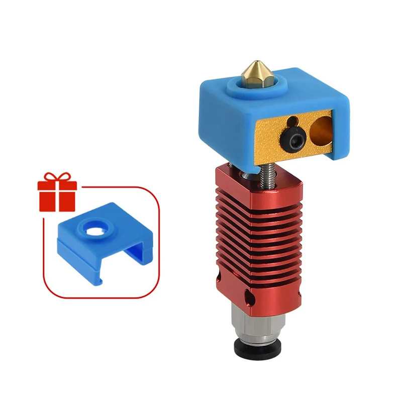 

CR10 Hotend/CR10S J-head MK8 экструдер 3D принтер запчасти для Ender 3/S CR10 радиатор алюминиевый блок MK8 сопло + CR10 силиконовый носок
