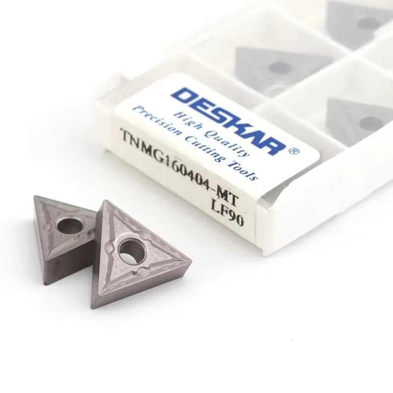 10 шт. TNMG160404 TNMG160408 MT R-VF L-VF LF90 металлокерамические вставки DESKAR токарный станок с ЧПУ металлический резак токарные инструменты для стали