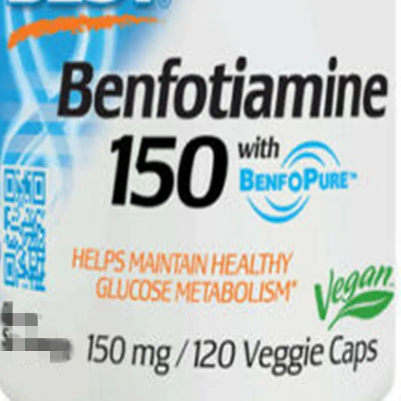 

Benfotiamine (Vit B1), 150mg x 120 caps