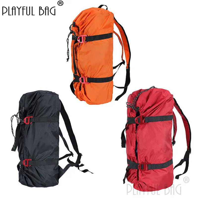 Safety rope bag for rock climbing Quick descent sport equipment Mountaineering rope storage bag Folding backpack ZL259