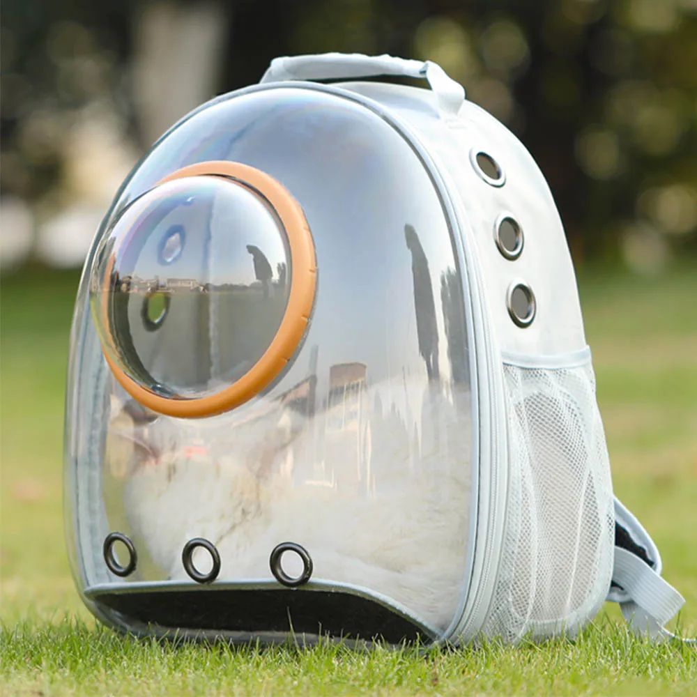 

Astronaut Window Bubble Carrying Travel Bag Breathable Space Capsule Transparent Pet Carrier Bag Dog Cat Backpack