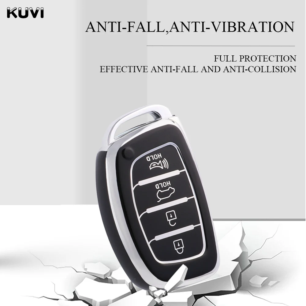 ТПУ смарт-ключ для автомобиля Hyundai Tucson Santa Fe Rena Sonata Elantra Creta Ix35 Ix45 I10 I30 I40 - купить по