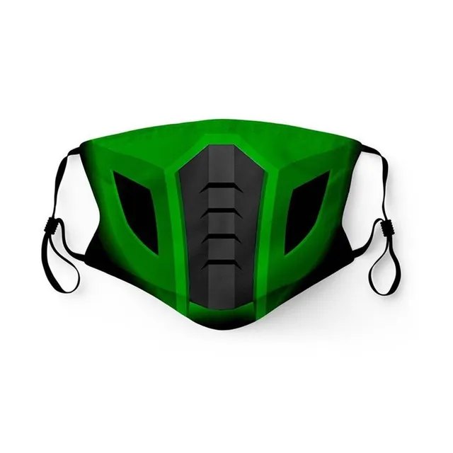 Cosplay Mortal Kombat Game Adult Masks Noob Saibot Scorpion Sub Zero Ninja Face Mouth Dust-proof Reusable Halloween Funny Mask |