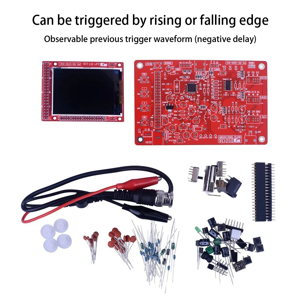 

Digital Oscilloscope 1Msa s 200Khz LCD Screen Signal Generator Develop Board Short Circuit Detection Testing Instrument