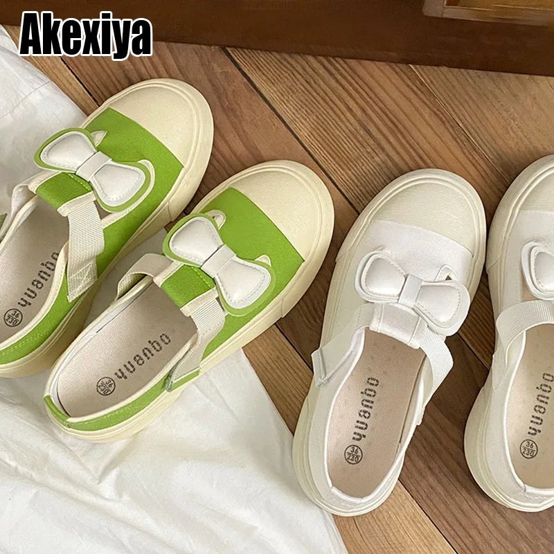 

2022 Summer Breathable Platform Casual Shoes for Ladies New Mary Jane Shoes Cute Bow Espadrilles for Ladies BC4393
