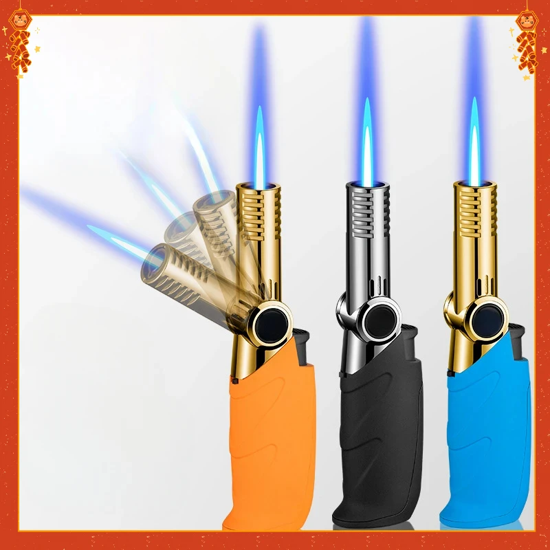 Металлический бутановый газовый распылитель зажигалка уличная ветрозащитная с