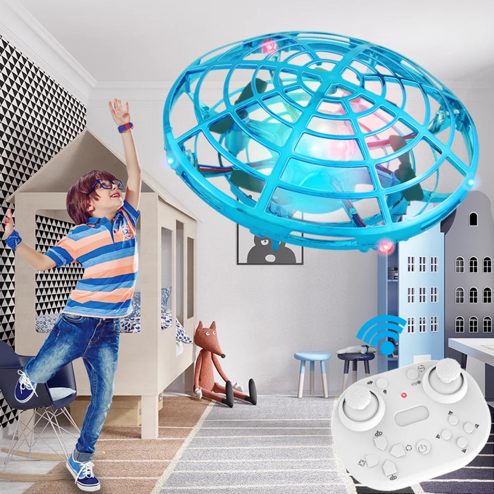 

New Mini UFO Drone Infraed Hand Sensing Induction RC Aircraft Upgrade Quadcopter Helicopter KidsToys RC Helicopter Toy Gift