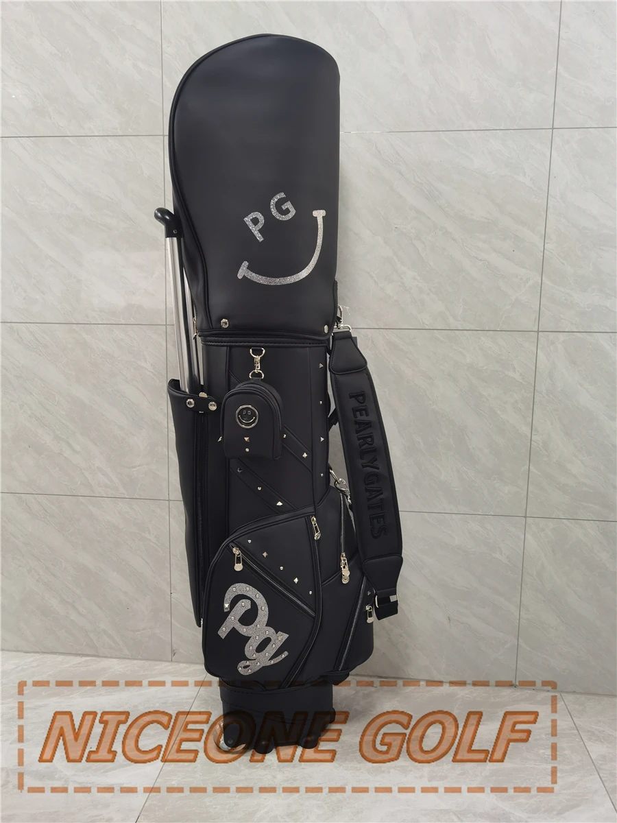 PAERLYGATES GOLF Bag Two-color PU waterproof pull rod bag Bright color men's and women's GOLF products outdoor
