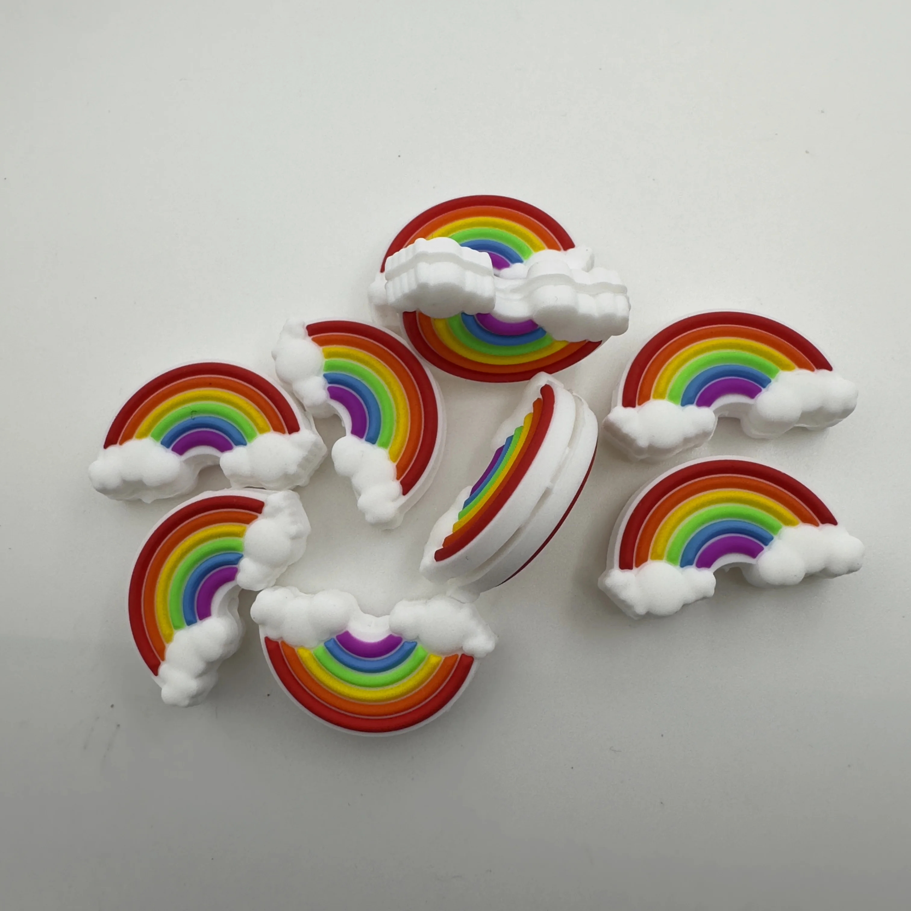 Фото 50 шт./лот, 2026 Rainbow, виброгасители для теннисных ракеток, Park Jae Sang 