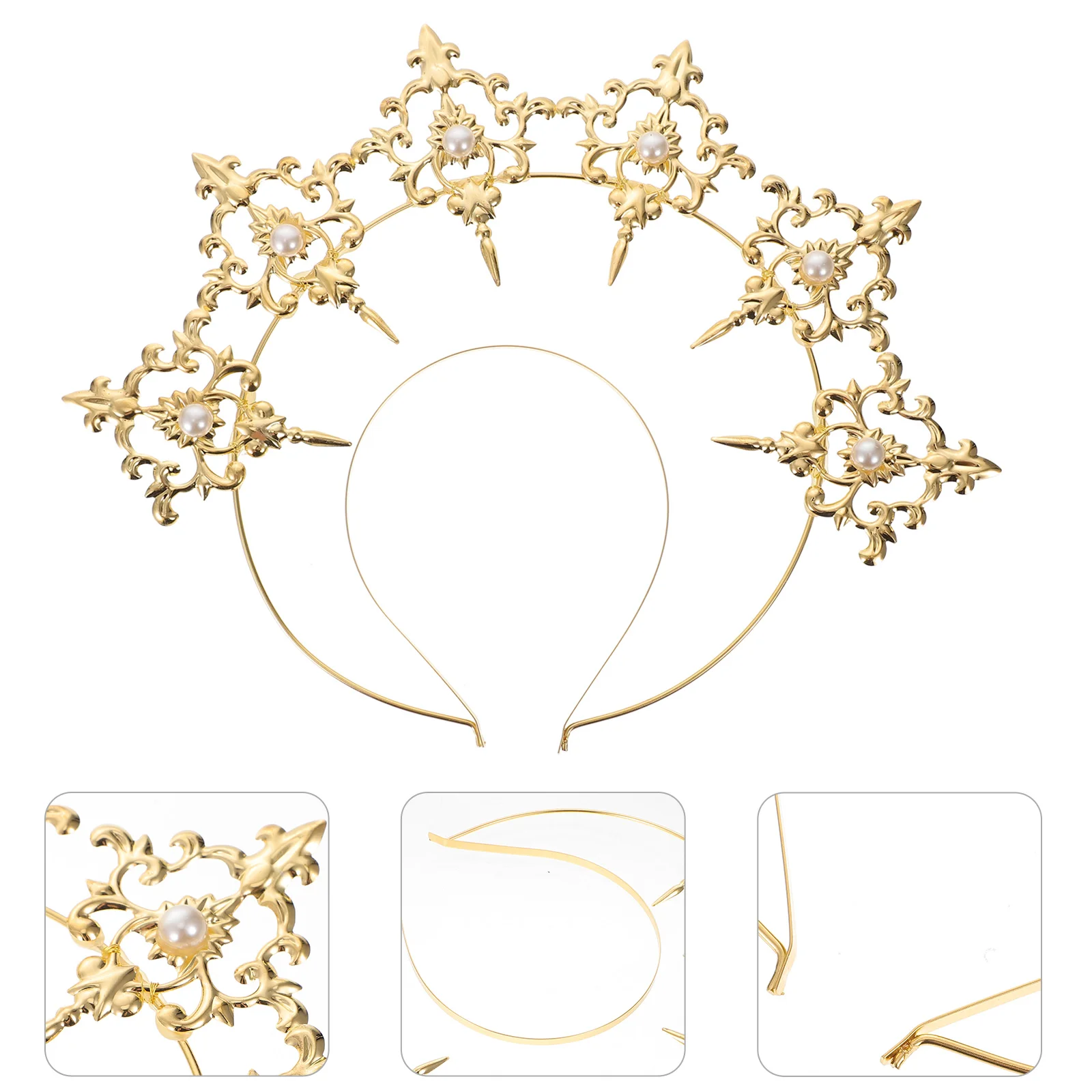 

Повязка на голову свадебный головной убор богини Тиара головной убор Хэллоуин аксессуары для волос листья красота ювелирные изделия для вы...