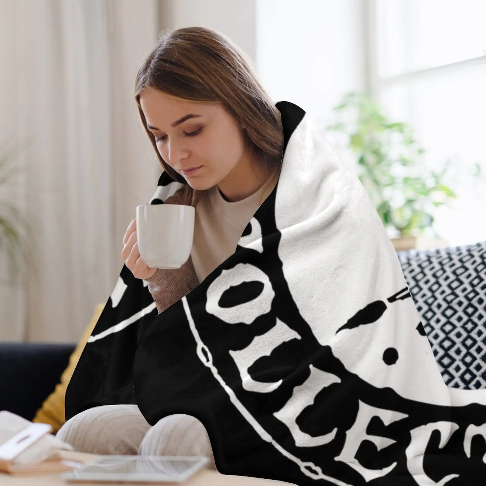 Одеяло Sullen мягкий клетчатый спальный мешок милые одеяла на Хэллоуин