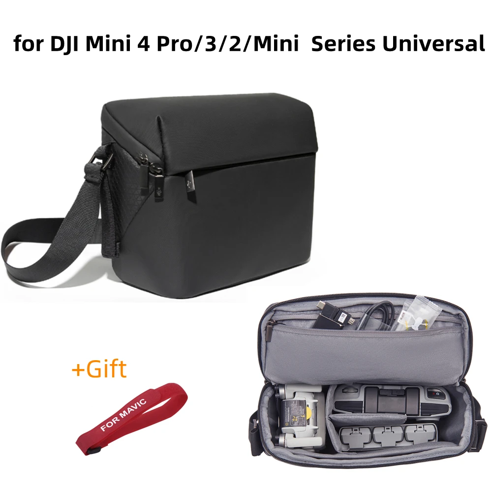 

For DJI Mini 2/AIR 2S/Mini 4 Pro Shoulder Bag Drone Accessory Universal Storage Bag Travel Backpack Box for DJI Mini 3/3 Pro