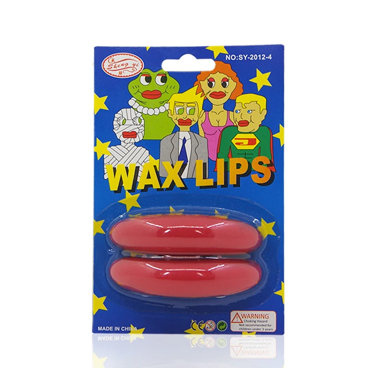 Воск губы Горячие Смешные толстые трюк большой свинья рот губы-сосиски