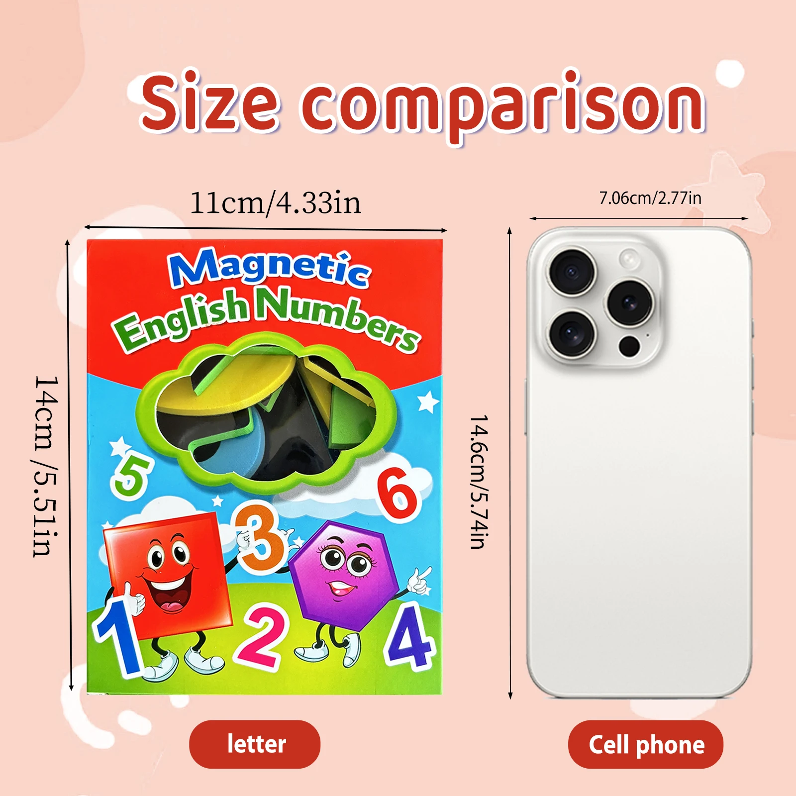 Детские Волшебные Магнитные Наклейки С Алфавитом Образовательные Буквы Цифры