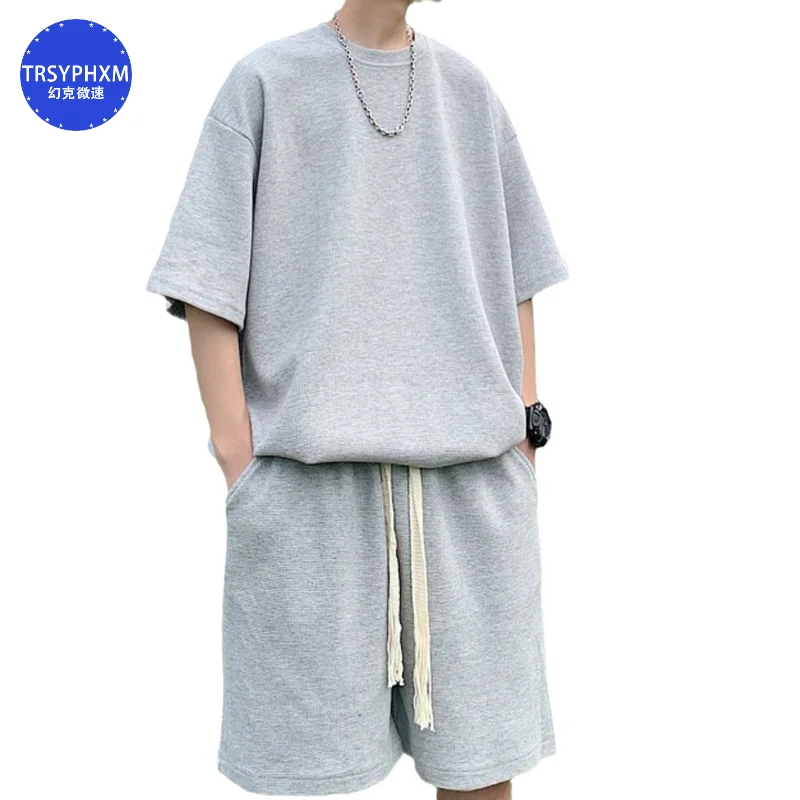 TRSYPHXM 2024.9.18 новый костюм для спорта и отдыха мужские летние шорты с короткими