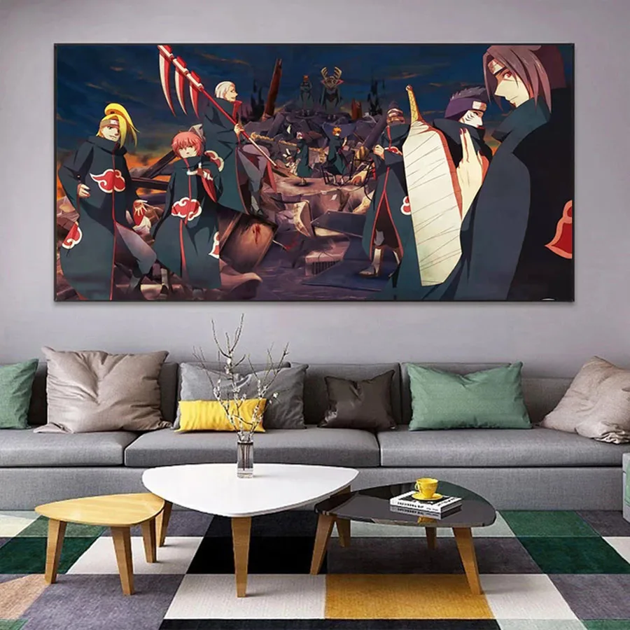 

Anime Naruto Akatsuki Organization 5D Diamond Painting Full Diamond Mosaic Cross Stitch Embroidery Kit Rhinestone Home Decor