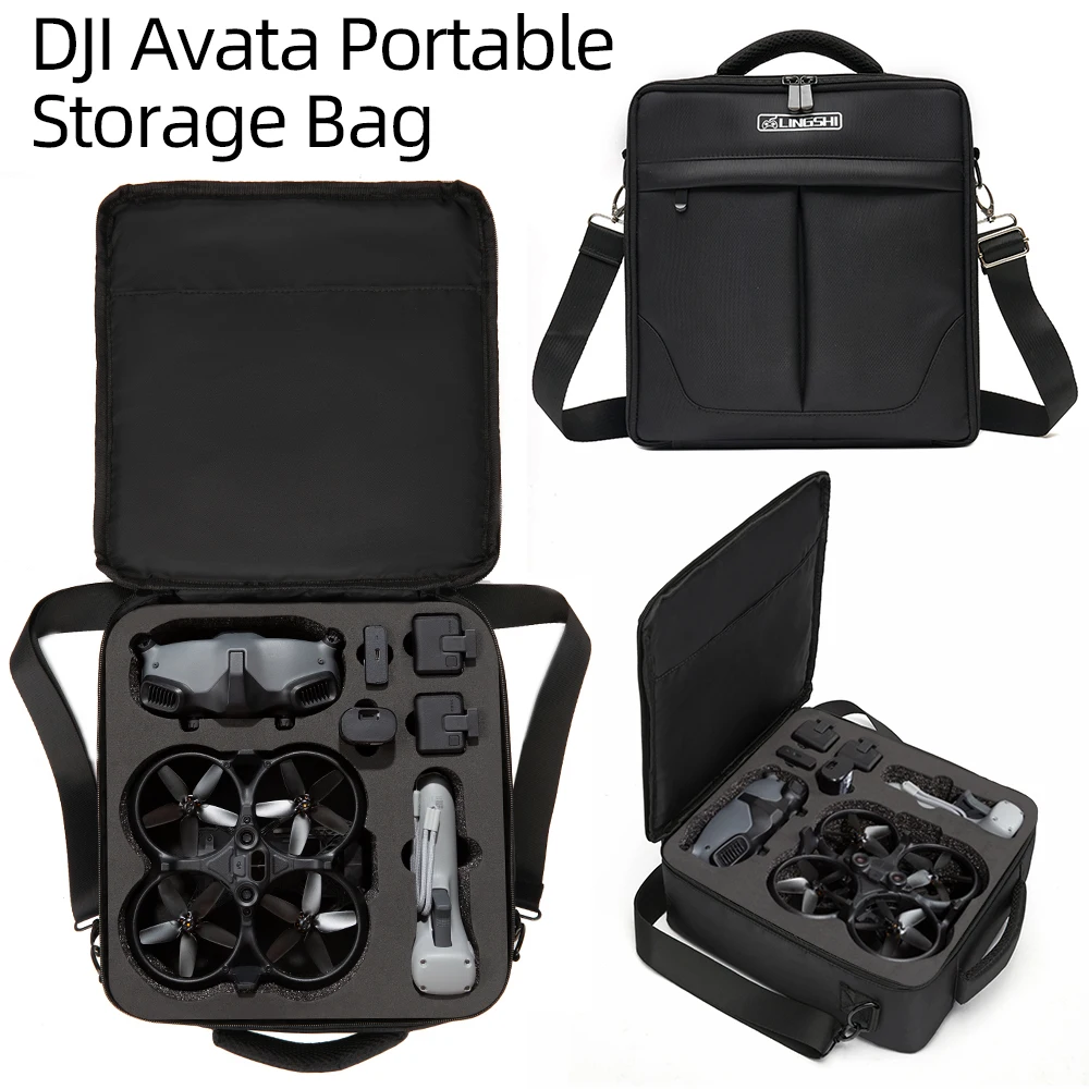 

For DJI Avata Combo Drone Bags Shoulder Storage Bag Carrying Case Travel Protection Bag For DJI Goggles 2 Controller Accessories