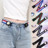 creative invisible belt men women personality belt jeans street all match european american trend elastic hot sale small gifts