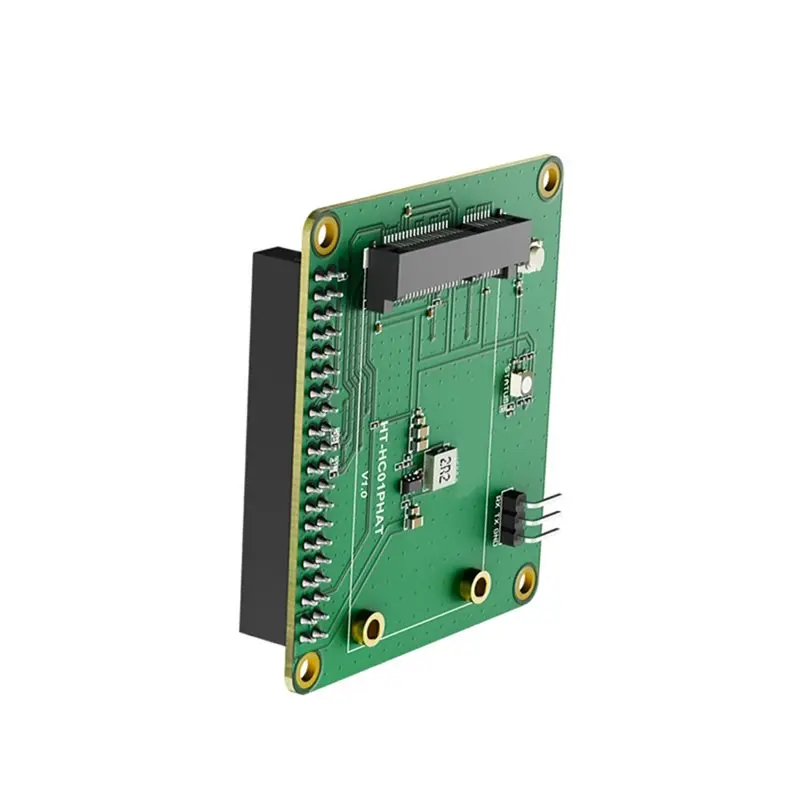 Фото B03B-HT-HC01PHAT HT-HC01P для Raspberry Pi HAT, модуль Wi-Fi HC01P с интерфейсом Mini PCIe для HC01P и HC01P V2 №2