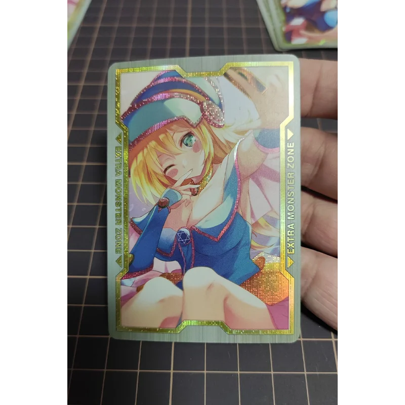 Набор из 9 штук самодельных карточек Yu-Gi-Oh в стиле милой Девушки Тёмного Мага Аниме Коллекционная Игрушка в подарок.