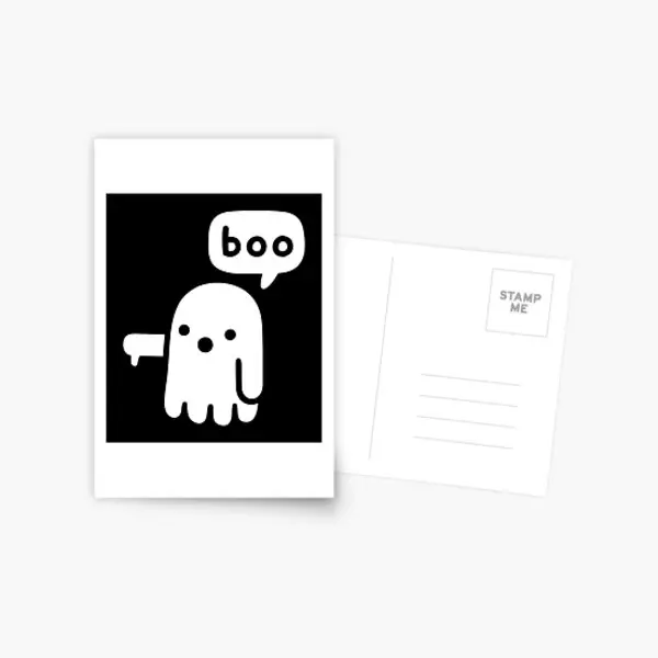 

Призрак неодобрения открытка модная память спальня жизнь Современная печать картина подарок Фотокарта мультфильм Стиль эстетика