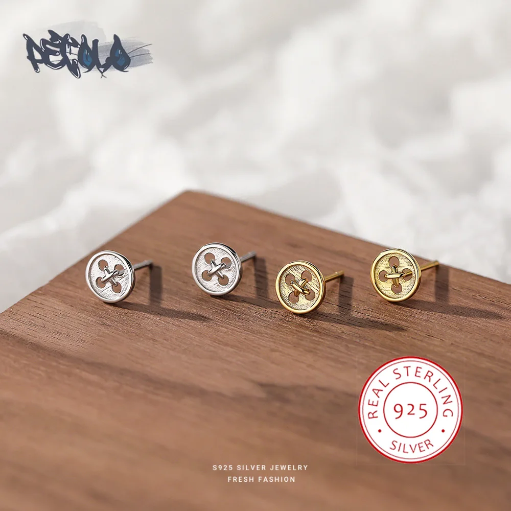

Женские серьги из серебра 925 пробы, с круглыми вставками
