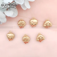 10pcs alloy charm pendant cute magic academy 3d character earrings diy designer charm keychain necklace jewelry accessories