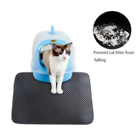 pet cat litter mat double layer cat litter trapping pet litter pad clean anti splash products for home cats accessories 45x30cm