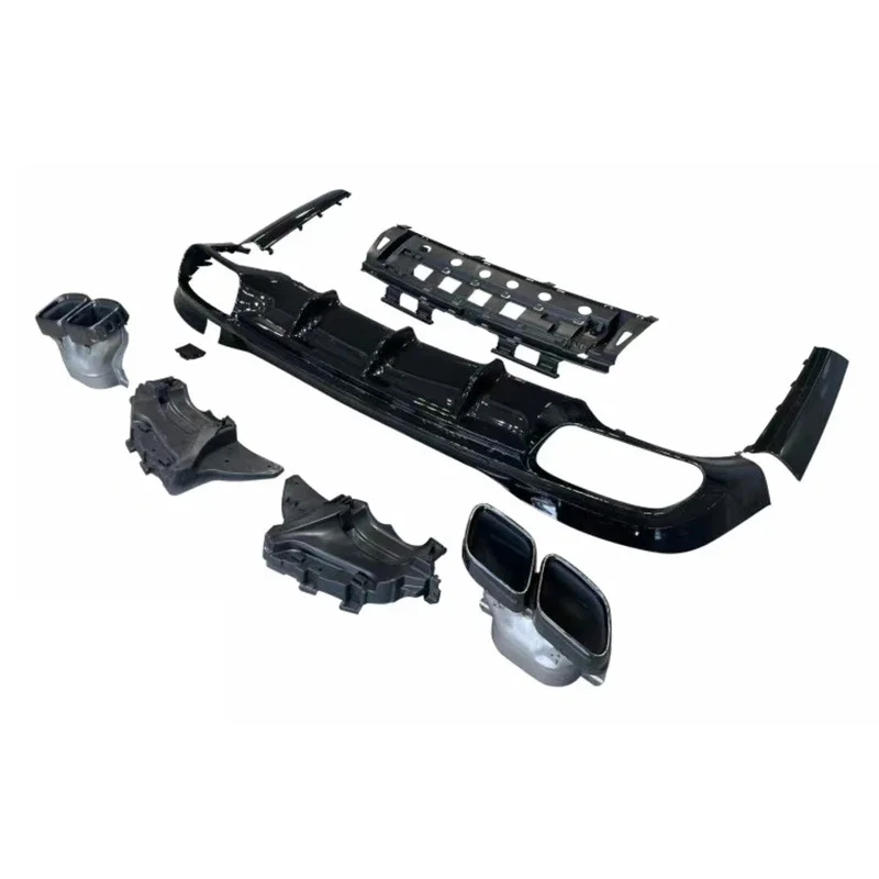 Комплект кузова для Mercedes Benz S-Class задняя губа и хвостовое горло W23 обновленный S63 AMG