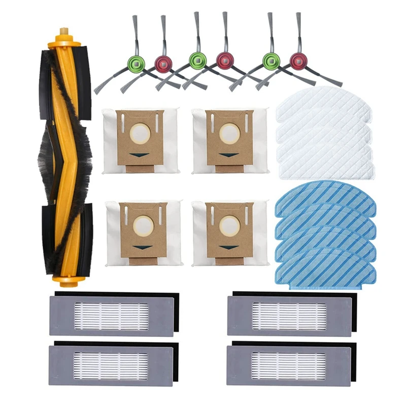 

Main Brush Side Brushes HEPA Filter Mop Cloth For Ecovacs T8AIVI T8 T8max N8pro Vacuum Cleaner Accessories Kit