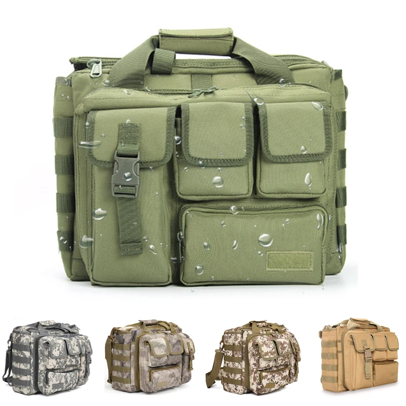 

Men Camouflage Hunting Airsoft CS Outdoor Sport Bag Tactical Pistol Gun Carry Bag Large Capacity Tools Handbag Laptop Carry Bag