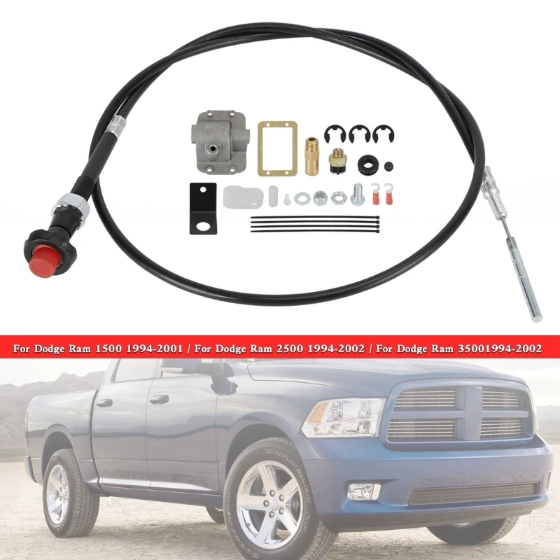 

652F For Ram3500 2500 1500 1994-02 PSL400 Posi-Lok Axles Shaft Disconnect Conversion