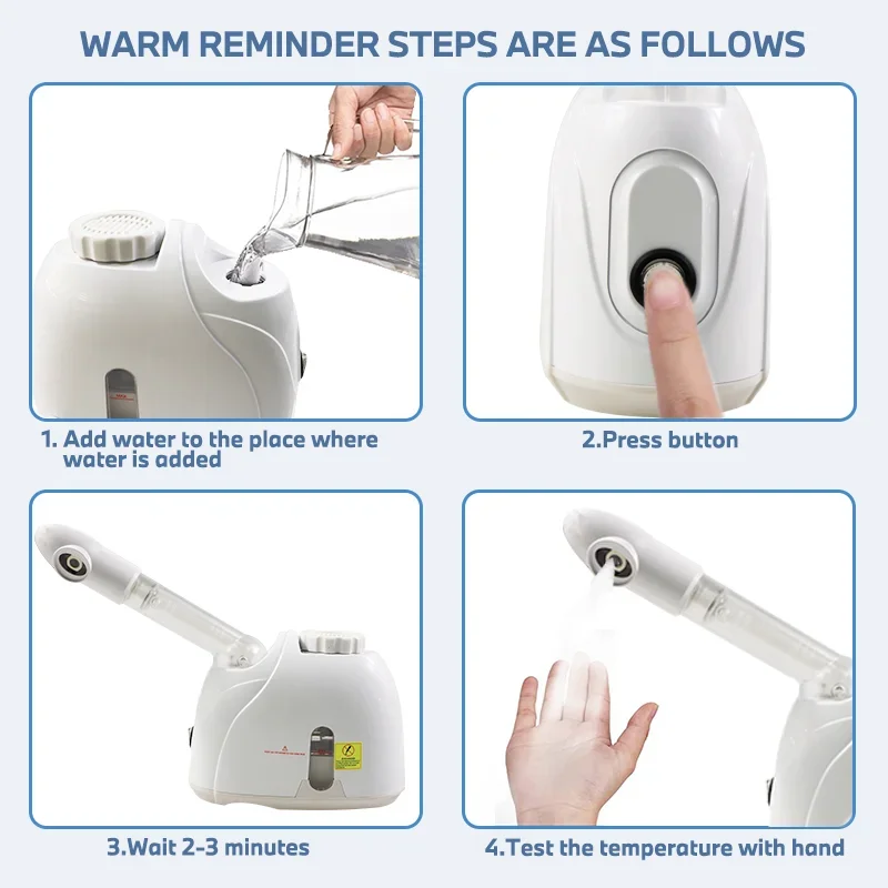 НОВЫЙ нано-спрей отпариватель для лица теплый туман увлажнитель глубокая