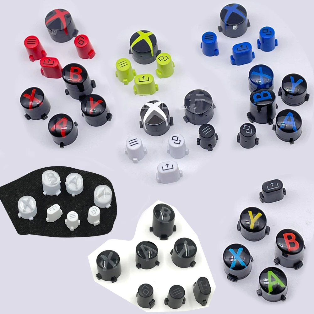 Сменные кнопки для беспроводного контроллера Xbox серии X/S ABXY запуск и задняя