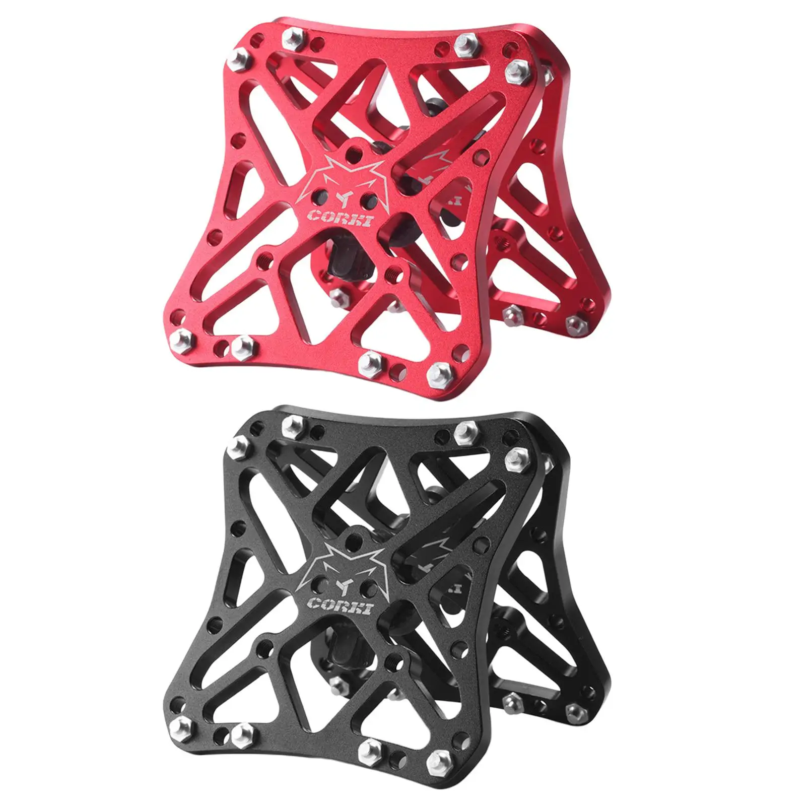 2 шт. универсальные детали адаптера платформы для педалей без зажимов SPD