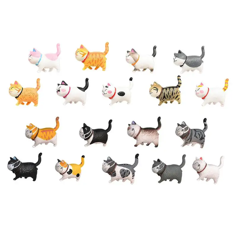 

Cat Magnetic Refrigerator Stickers 9-PCS 3D Cute Multi-functional Drop-proof Fridge Magnet Birthday Holiday Gift For Cats Lovers