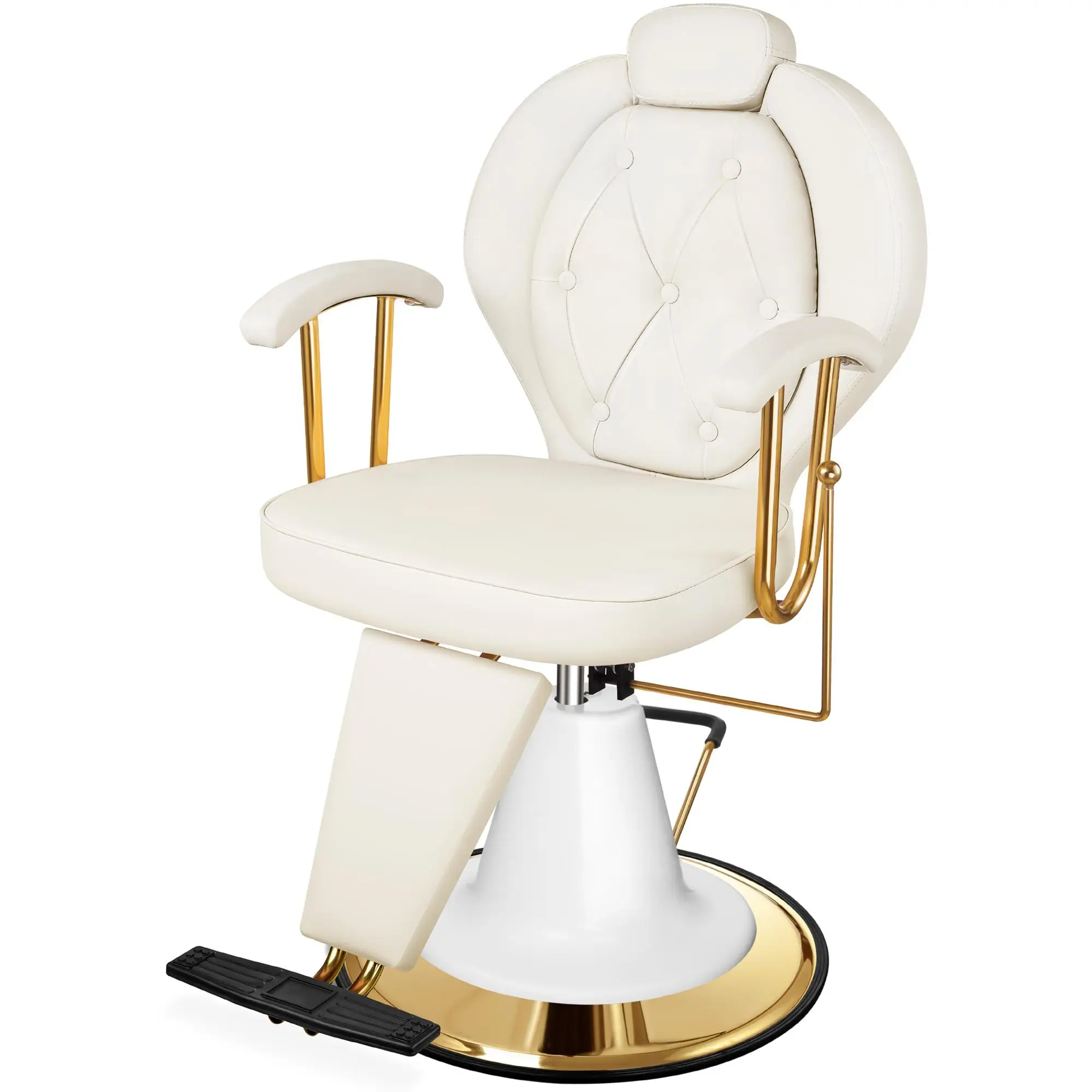 For Hair Stylist, All-purpose Hair Chair With Heavy-duty Hydraulic Pump And Removable Headrest