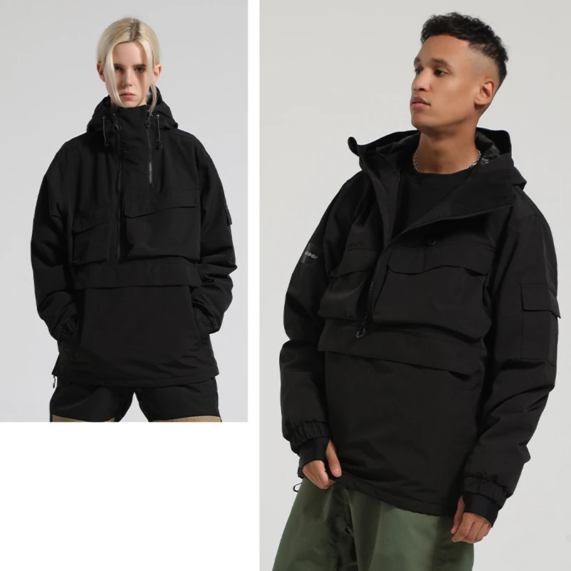 

New Ski Jacket Women Men Thermal Outdoor Sports Snowboard Suit Hooded Ski Set Hiking Jacket Windproof Waterproof Easy Clothing