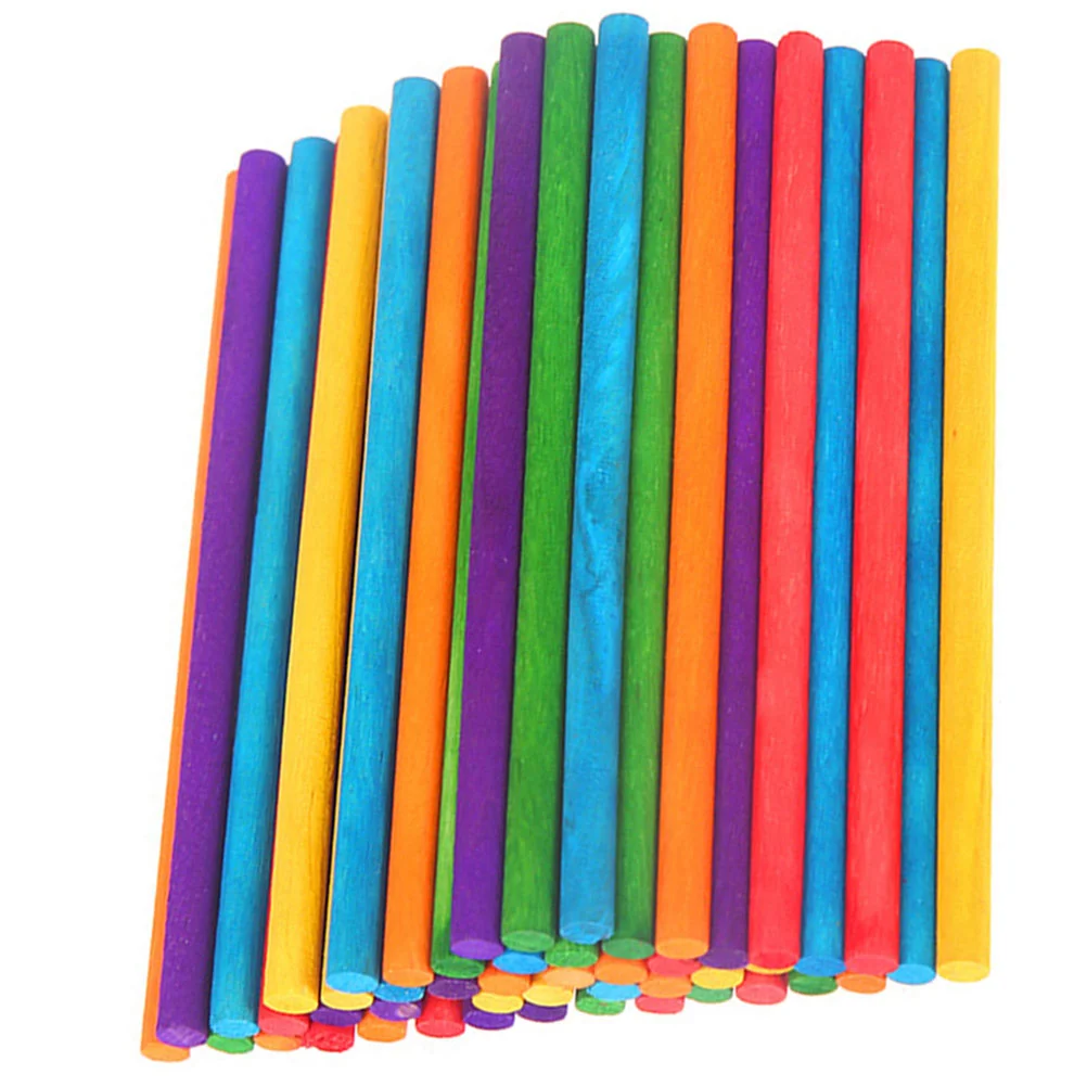 

50pcs Wooden Rhythm Sticks Wood Percussion Instrument Sticks Drum Sticks