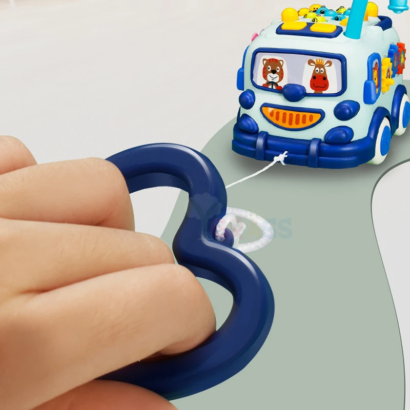 Детские музыкальные игрушки Веселый музыкальный автобус детский ксилофон игра