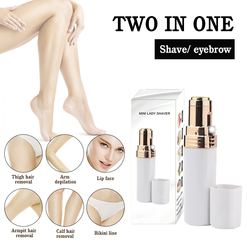 

1PC Lipstick Epilator Portable Electric Epilator Painless Epilator Epilator Eyebrow Trimmer Shaver Facial Lips Cheeks Women