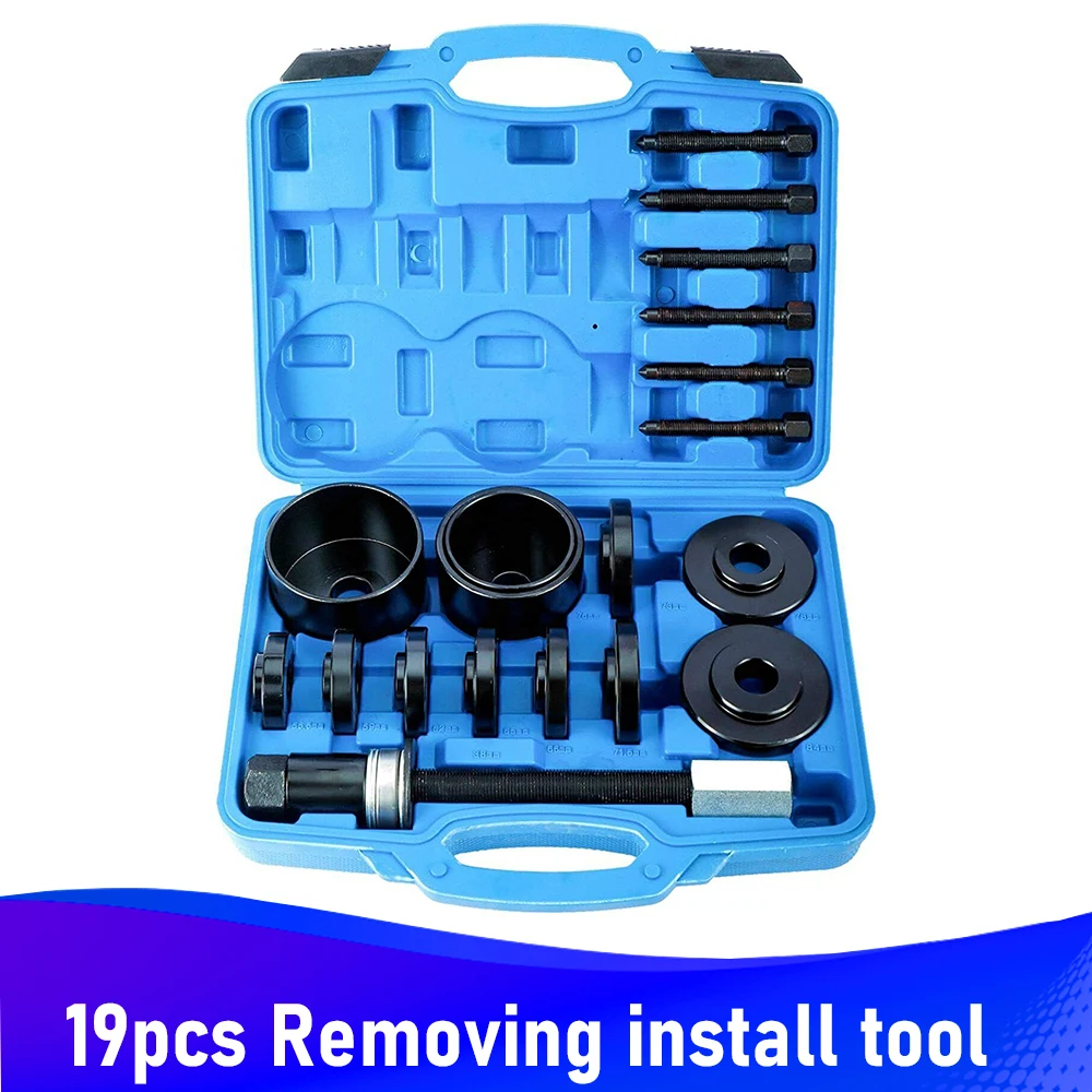 

19PCS Master Set Front Wheel Hub Drive Bearing Removal Install Puller Tool Kit