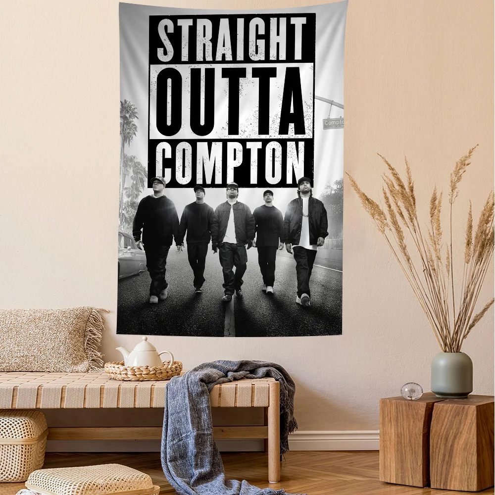 NWA Straight Outta Compton Подвесной богемный гобелен Богемные настенные гобелены Мандала