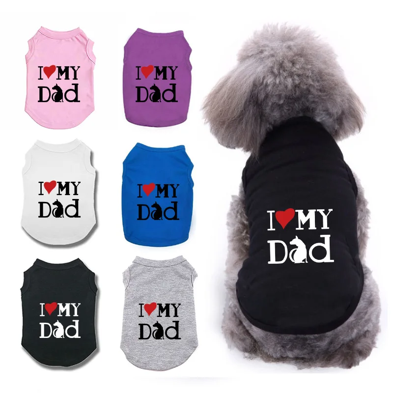 

Pet Dog Clothes Chihuahua French Bulldog Cats Clothing Cool Vest Yorkshire Terrier Pomeranian T-shirts Puppy Summer Small Dogs