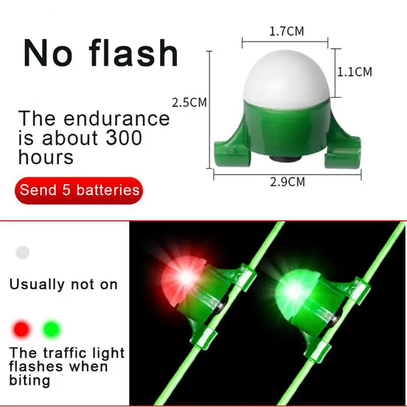 

Hot Strike Alert LED Fishing Alarm Rod Tip Carp Night Fishing Light Auto Recognition Bite Alarm Fishing Accessories With Battery